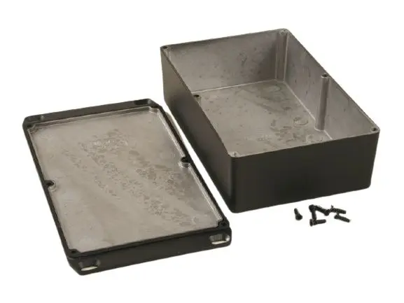 Produktfoto 1 von Hammond 1590 Aluminium Gehäuse Wasserfest Außenmaß 56 x 120 x 217mm IP65