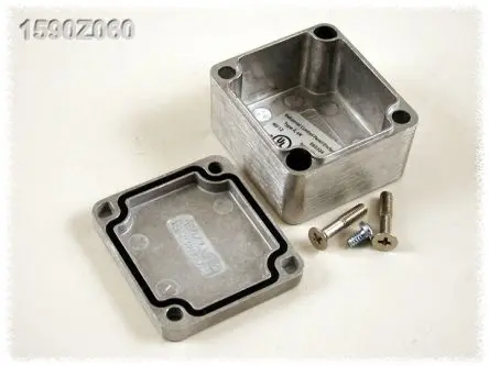 Produktfoto 1 von Hammond 1590 Aluminium Gehäuse Wasserfest Außenmaß 31 x 46 x 51mm IP65