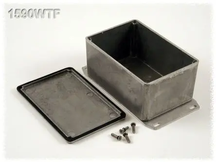 Produktfoto 1 von Hammond 1590 Aluminium Gehäuse Wasserfest Außenmaß 61 x 80 x 120mm IP65