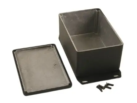 Produktfoto 1 von Hammond 1590 Aluminium Gehäuse Wasserfest Außenmaß 61 x 80 x 120mm IP65