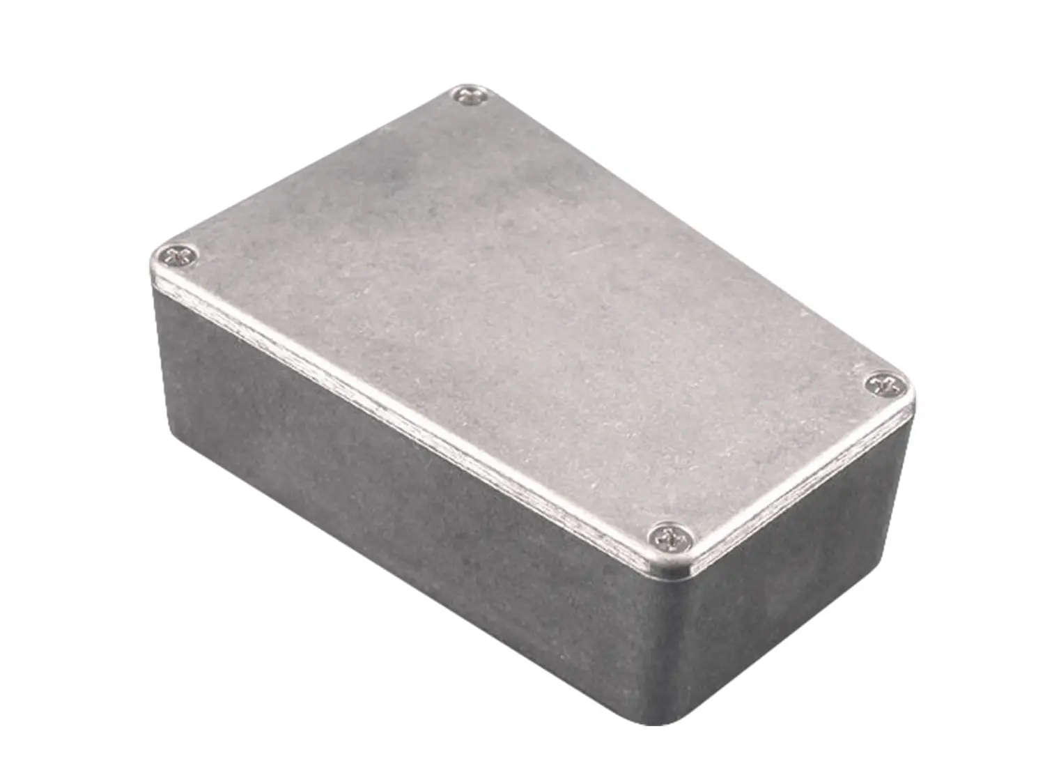 Produktfoto 1 von Hammond 1590; Gehäuse; Aluminiumdruckguss; Schwarz IP65 Breite 79 mm Höhe 40 mm Länge 112 mm