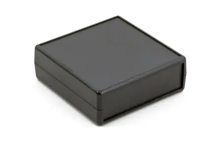 Produktfoto 1 von Hammond, Schalengehäuse, Schwarz, ABS, IP54 27 mm, 75 mm, 74 mm, 1593AL
