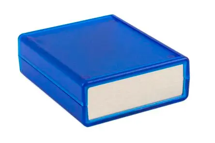 Produktfoto 1 von Hammond, Schalengehäuse, Blau transparent, ABS, IP54 30 mm, 95 mm, 76 mm, 1593AL