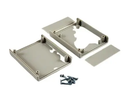 Produktfoto 1 von Hammond, Schalengehäuse, Hellgrau, ABS, IP54 30 mm, 95 mm, 76 mm, 1593AL