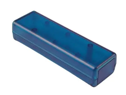 Produktfoto 1 von Hammond, Schalengehäuse, Blau transparent, ABS, IP54 25 mm, 114 mm, 36 mm, 1593AL