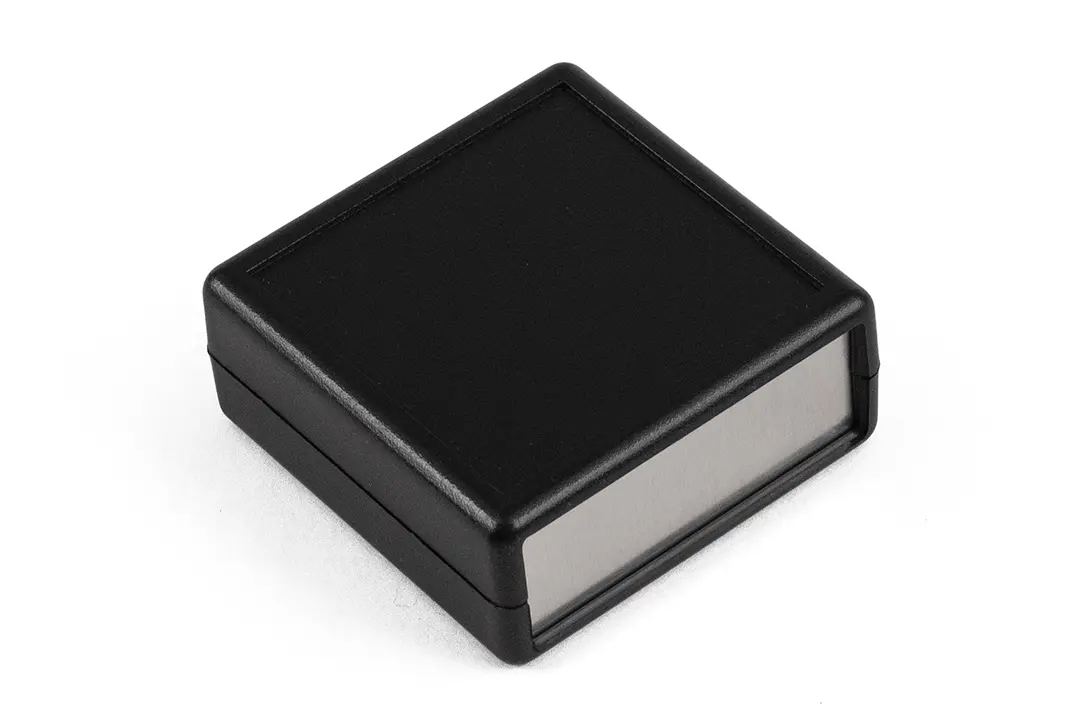 Produktfoto 1 von Hammond, Schalengehäuse, Schwarz, ABS, IP54 28 mm, 66 mm, 66 mm, 1593AL