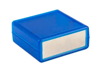 Produktfoto 1 von Hammond, Schalengehäuse, Blau transparent, ABS, IP54 28 mm, 66 mm, 66 mm, 1593AL