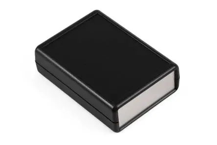 Produktfoto 1 von Hammond, Schalengehäuse, Schwarz, ABS, IP54 28 mm, 91 mm, 66 mm, 1593AL