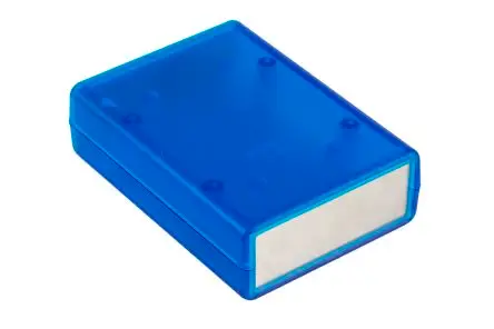 Produktfoto 1 von Hammond, Schalengehäuse, Blau transparent, ABS, IP54 28 mm, 91 mm, 66 mm, 1593AL