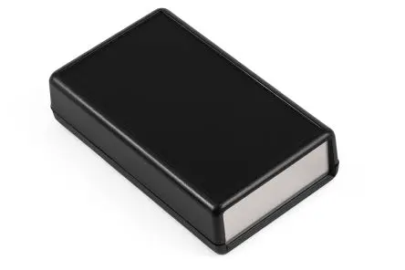 Produktfoto 1 von Hammond, Schalengehäuse, Schwarz, ABS, IP54 28 mm, 112 mm, 66 mm, 1593AL