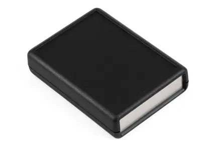 Produktfoto 1 von Hammond, Schalengehäuse, Schwarz, ABS, IP54 21 mm, 91 mm, 66 mm, 1593AL