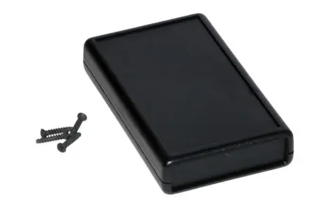 Produktfoto 1 von Hammond, Schalengehäuse, Schwarz, ABS, IP54 21 mm, 112 mm, 66 mm, 1593