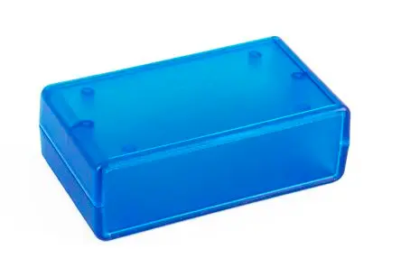 Produktfoto 1 von Hammond, Schalengehäuse, Blau transparent, ABS, IP54 35 mm, 105 mm, 60 mm, 1593