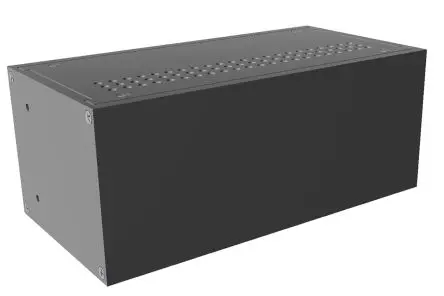 Produktfoto 1 von Hammond, Schalengehäuse, Schwarz, Aluminium 108 mm, 89 mm, 211 mm, RM