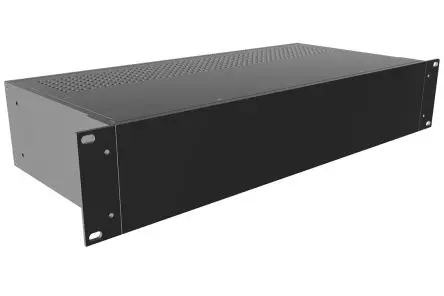 Produktfoto 1 von Hammond, Schalengehäuse, Schwarz, Aluminium 203 mm, 89 mm, 422 mm, RM