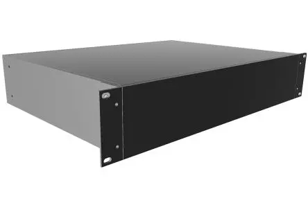 Produktfoto 1 von Hammond, Schalengehäuse, Schwarz, Aluminium, 89 x 422 x 330mm