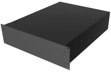 Produktfoto 1 von Hammond, Schalengehäuse, Schwarz, Aluminium 559 mm, 133 mm, 422 mm, RM