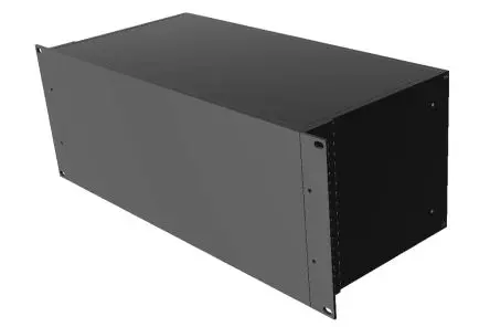 Produktfoto 1 von Hammond, Schalengehäuse, Schwarz, Aluminium 203 mm, 178 mm, 422 mm, RM