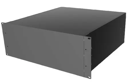 Hammond, Schalengehäuse, Schwarz, Aluminium 457 mm, 178 mm, 422 mm, RM