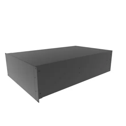 Produktfoto 1 von Hammond, Schalengehäuse, Schwarz, Aluminium 711 mm, 178 mm, 422 mm, RM