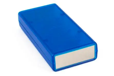 Produktfoto 1 von Hammond, Schalengehäuse, Blau transparent, ABS, IP54 28 mm, 140 mm, 66 mm, 1593