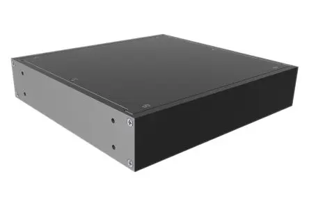 Produktfoto 1 von Hammond, Schalengehäuse, Schwarz, Aluminium 203 mm, 44 mm, 211 mm, RM