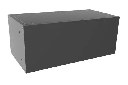 Produktfoto 1 von Hammond, Schalengehäuse, Schwarz, Aluminium 108 mm, 89 mm, 211 mm, RM