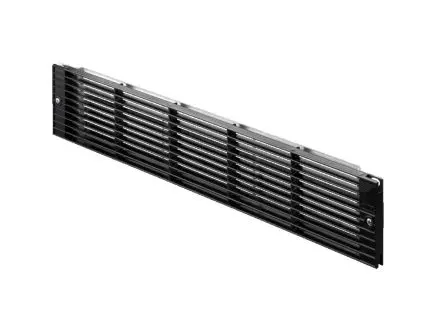 Produktfoto 1 von Rittal Lüftungsgitter 2 U, Schwarz 482.6mm
