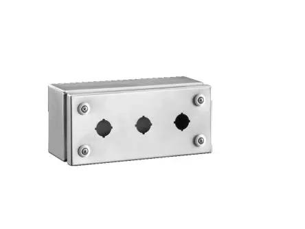 Produktfoto 1 von Rittal SM Edelstahl 304 Wandanschlusskasten RAL 5010 IP66, HxBxT 100 mm, 220 mm x 90 mm