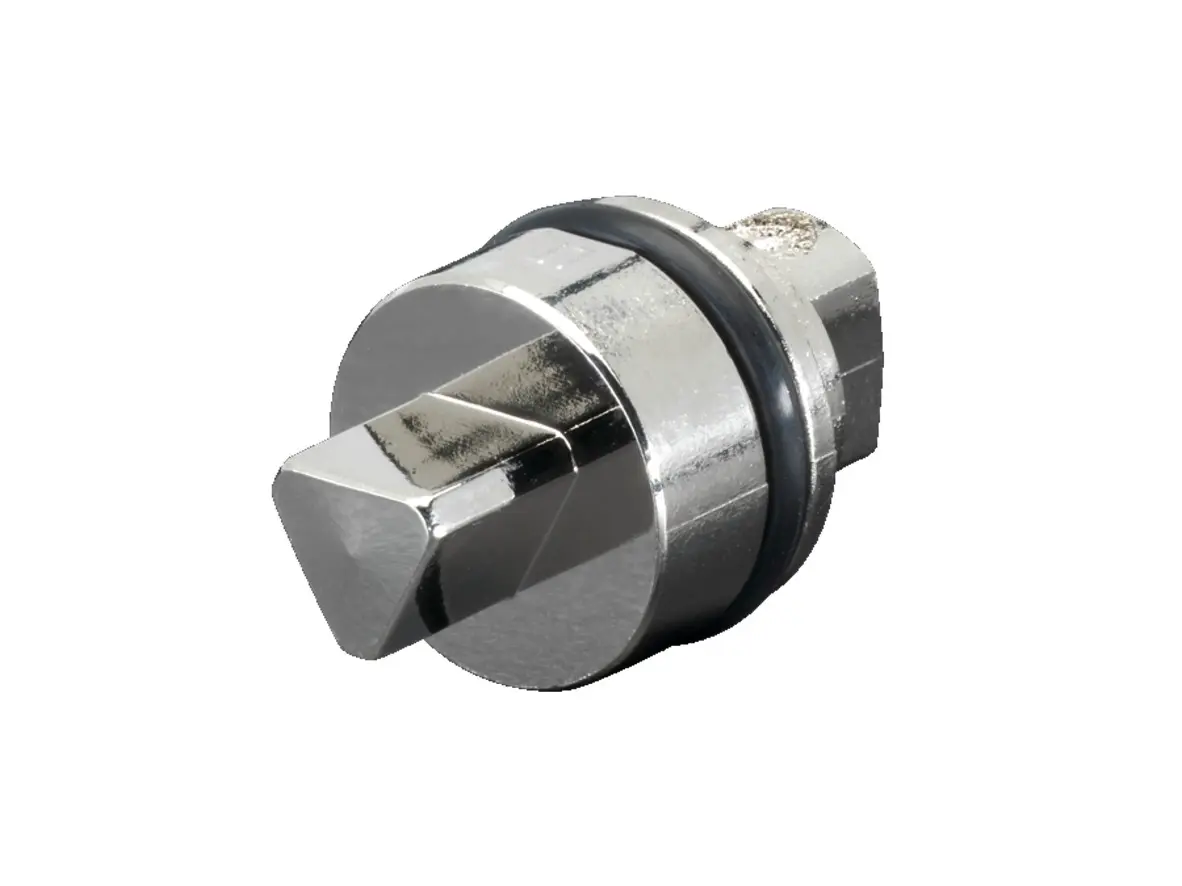 Produktfoto 1 von Rittal Silber Schlosseinsatz, Zinkdruckguss, 27 mm