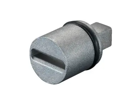 Produktfoto 1 von Rittal Silber Schlosseinsatz, Zinkdruckguss, 27 mm