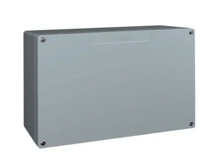 Produktfoto 1 von Rittal GA Aluminiumguss Wandanschlusskasten Grau RAL 7001 IP66, HxBxT 233 mm, 330 mm x 111 mm