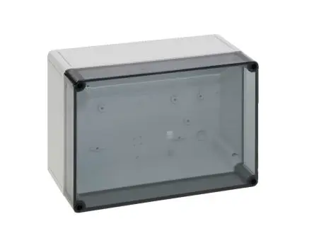 Produktfoto 1 von Rittal PK Kunststoff Wandanschlusskasten RAL 7035 IP66 Transparente Tür, HxBxT 180 mm, 254 mm x 111 mm