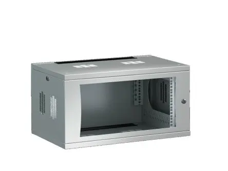 Produktfoto 1 von Rittal DK Stahl Wandanschlusskasten RAL 7035 Transparente Tür, HxBxT 358 mm, 600 mm x 600 mm