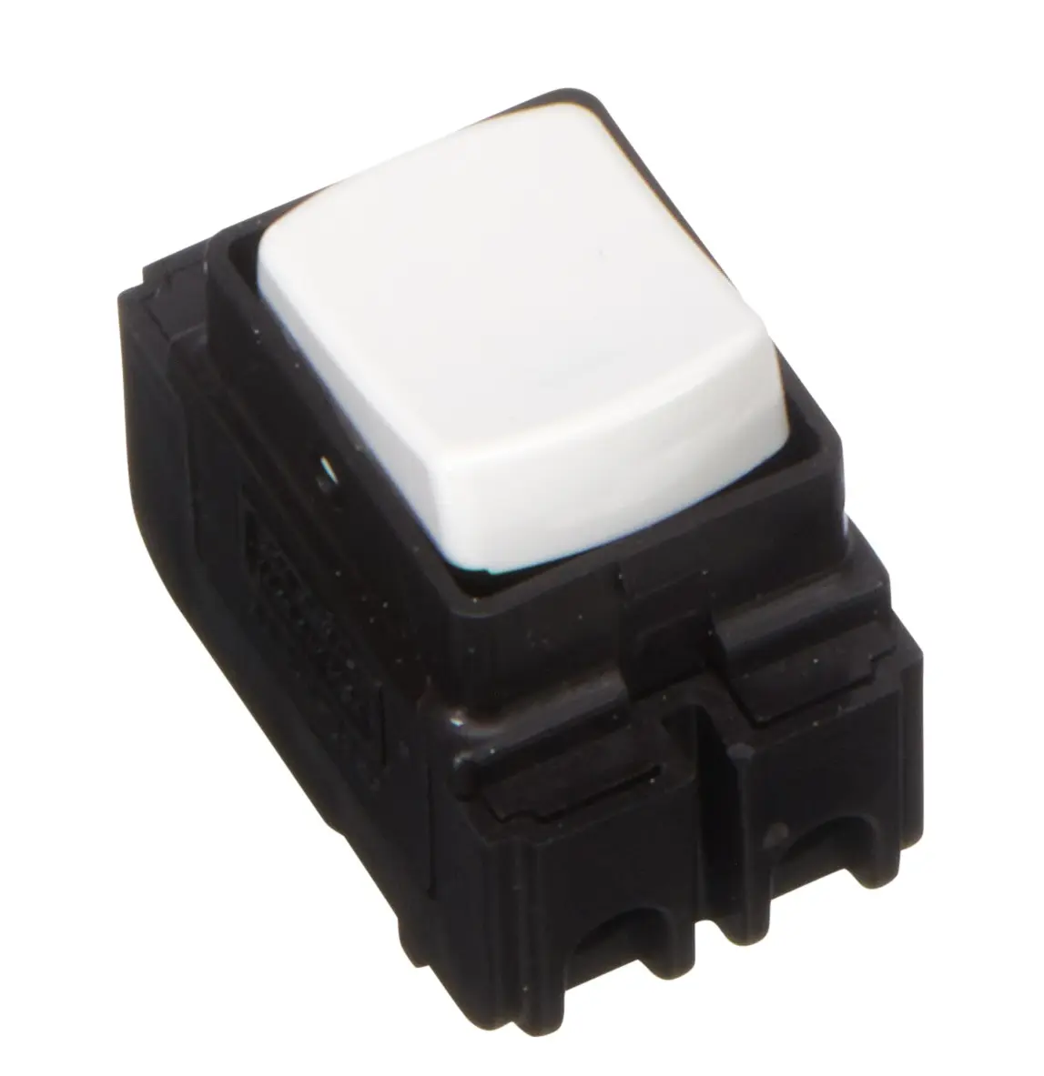 Produktfoto 1 von Contactum Lichtschalter, Wand-Montage Drucktaster IP 2X, 1-polig, 1-teilig, 1 Wege 10A, 220 → 250V Weiß