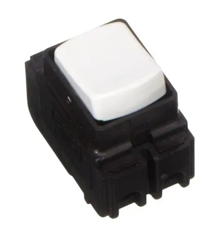Produktfoto 1 von Contactum Schaltereinsatz Weiß 1-polig 10A 1-Weg 220V, 250 V