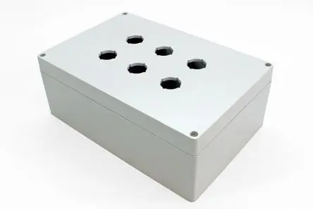 Produktfoto 1 von Hammond 1554pb; Gehäuse; Polycarbonat; Hellgrau IP66 Breite 160 mm Höhe 89.9 mm Länge 240 mm