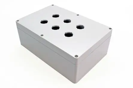 Produktfoto 1 von Hammond 1554pb; Gehäuse; Polycarbonat; Hellgrau IP66 Breite 160 mm Höhe 89.9 mm Länge 240 mm