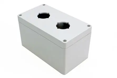 Produktfoto 1 von Hammond 1554pb; Gehäuse; Polycarbonat; Hellgrau IP66 Breite 89.9 mm Höhe 90.4 mm Länge 160 mm