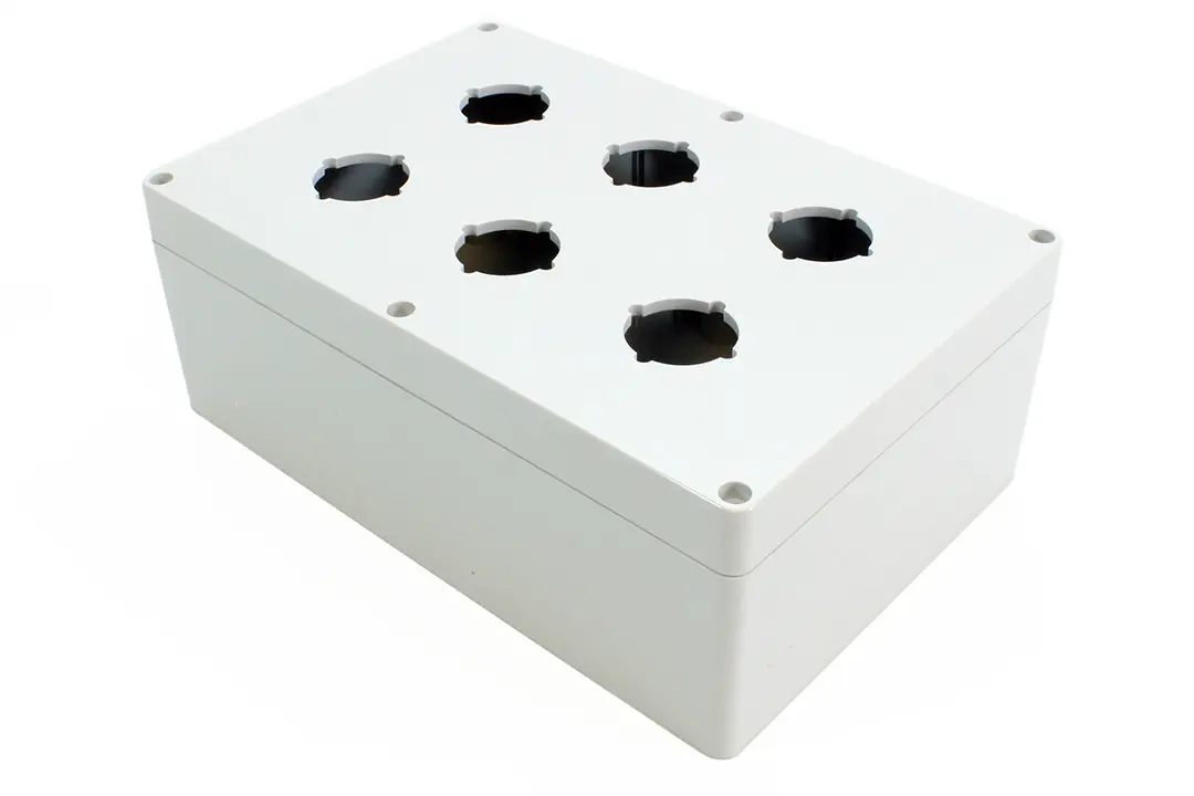 Produktfoto 1 von Hammond 1554pb; Gehäuse; Polycarbonat; Hellgrau IP66 Breite 160 mm Höhe 89.9 mm Länge 240 mm