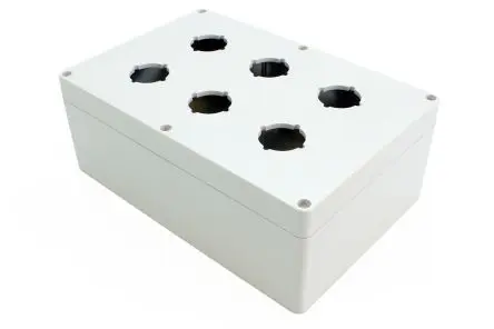 Produktfoto 1 von Hammond 1554pb; Gehäuse; Polycarbonat; Hellgrau IP66 Breite 160 mm Höhe 89.9 mm Länge 240 mm
