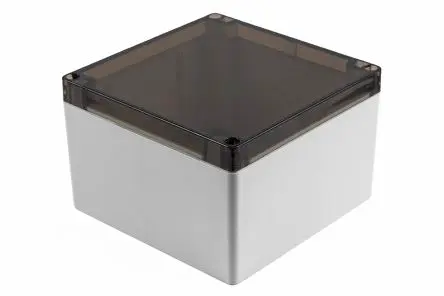 Produktfoto 1 von Hammond 1554; Gehäuse; Polycarbonat; Hellgrau IP68 Breite 140 mm Höhe 89.9 mm Länge 140 mm