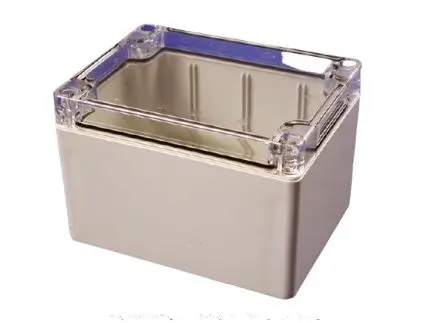Produktfoto 1 von Hammond 1554; Gehäuse; Polycarbonat; Hellgrau IP68 Breite 88.9 mm Höhe 80 mm Länge 119.4 mm