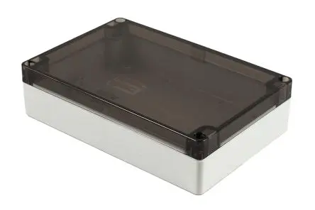 Produktfoto 1 von Hammond 1554; Gehäuse; Polycarbonat; Hellgrau IP68 Breite 119.4 mm Höhe 45.7 mm Länge 180.3 mm