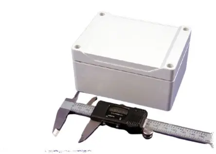 Produktfoto 1 von Hammond 1555F; Gehäuse; ABS; Hellgrau IP66 Breite 88.9 mm Höhe 61 mm Länge 119.4 mm