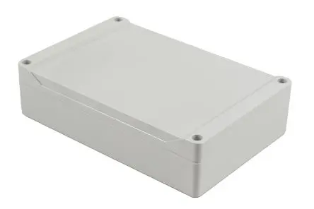 Produktfoto 1 von Hammond 1555; Gehäuse; Polycarbonat; Hellgrau IP68 Breite 119.4 mm Höhe 45.7 mm Länge 180.3 mm