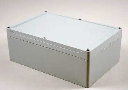 Produktfoto 1 von Hammond 1555; Gehäuse; Polycarbonat; Hellgrau IP68 Breite 160 mm Höhe 88.9 mm Länge 238.8 mm