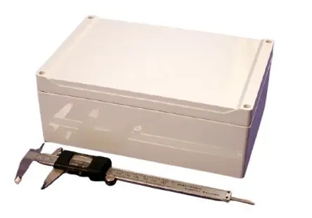 Produktfoto 1 von Hammond 1555; Gehäuse; ABS; Hellgrau IP66 Breite 160 mm Höhe 88.9 mm Länge 238.8 mm