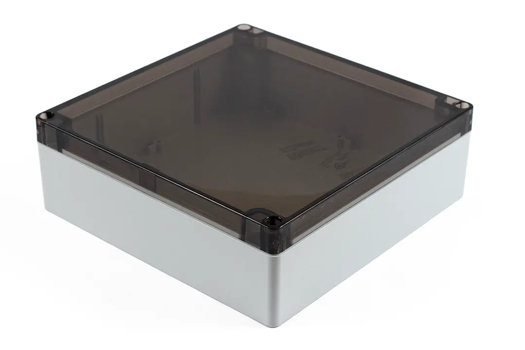 Produktfoto 1 von Hammond 1554; Gehäuse; Polycarbonat; Hellgrau IP68 Breite 180.3 mm Höhe 59.9 mm Länge 180.3 mm