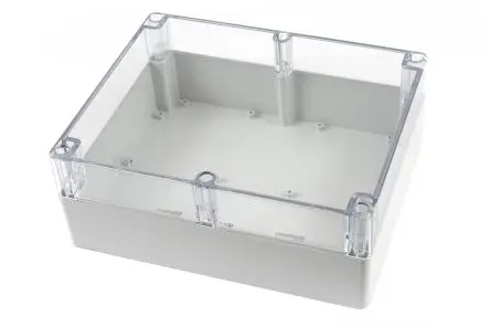Produktfoto 1 von Hammond 1554; Gehäuse; Polycarbonat; Hellgrau IP68 Breite 240 mm Höhe 120 mm Länge 300 mm
